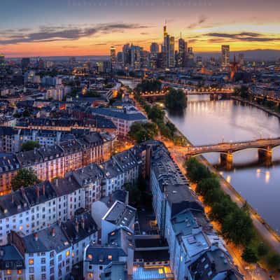 View from Main Plaza (Lindner Hotel), Frankfurt am Main, Germany