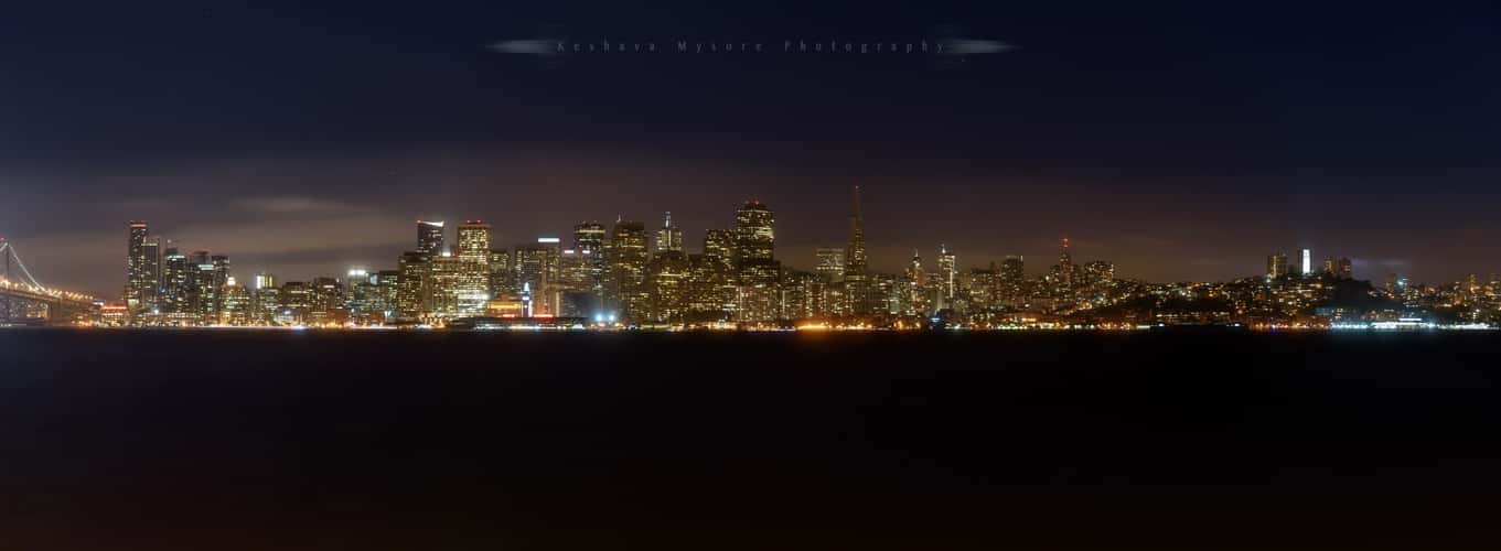 SFO skyline from Treasure Island