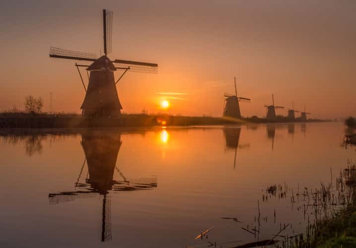 Windmills, Kinderdijk UNESCO World Heritage