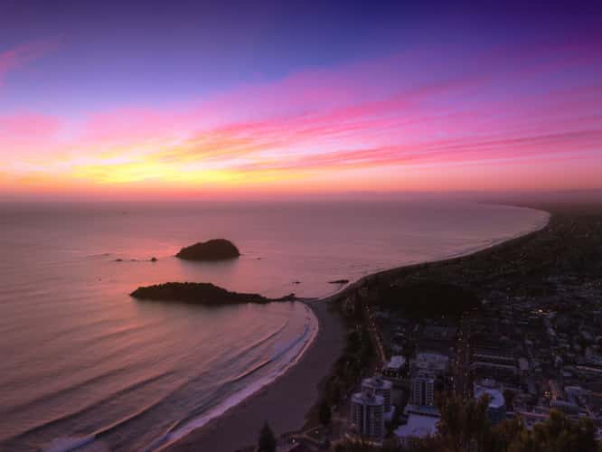 View from Mount Maunganui