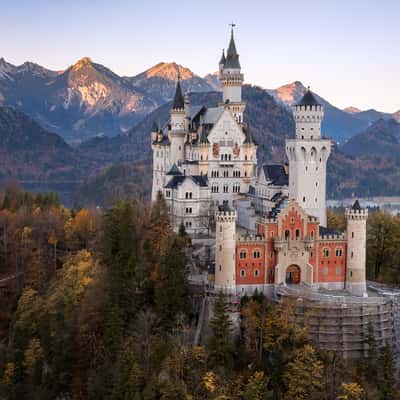 Best view of Neuschwanstein Castle, Germany