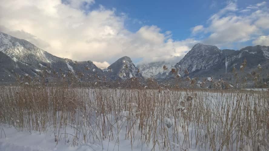 Gesäuse entry in wintertime
