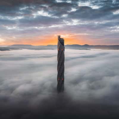 Thyssen Krupp Elevator Test Tower, Rottweil, Germany